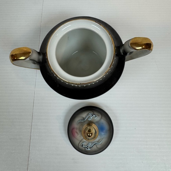 Moriage Japan Dragonware Saki Tea Set Vintage 1940’s Whistling Bird Hand Painted - Picture 11 of 16